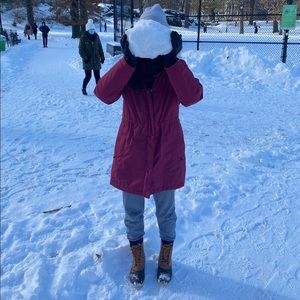 L.L. Bean Winter Warmer Coat (Berry)